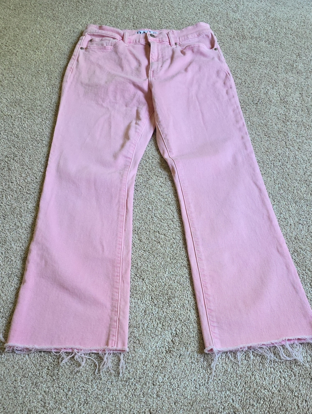 Women's Daze Pink Flared Jeans